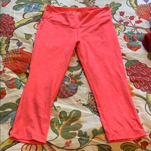 Pink new balance leggings. Work out. Super soft.